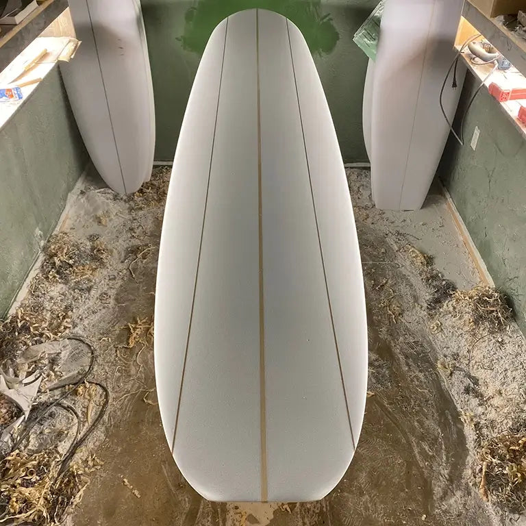 ChamP Surfboard WIP Shop Shaping