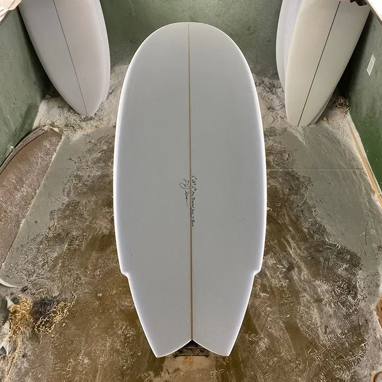 Revenant Twin Fin Surfboard WIP Shop Shaping 2