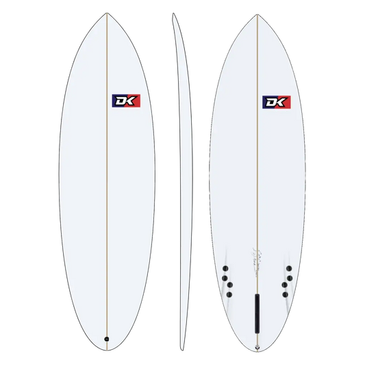 Bonzer Egg Model Surfboard Front Back and Side