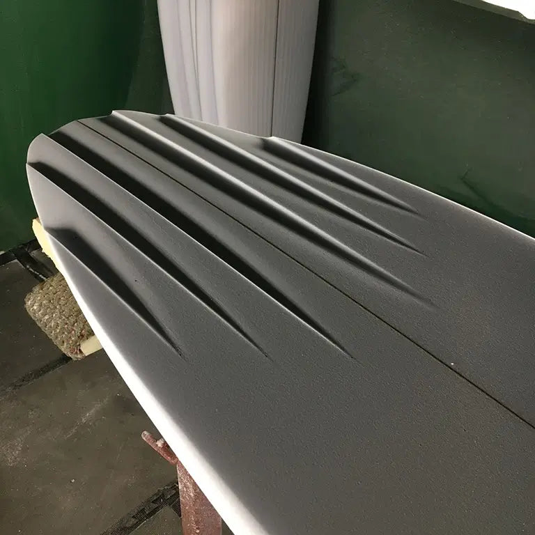 DK Surfboards Jesco tail detail triple concave