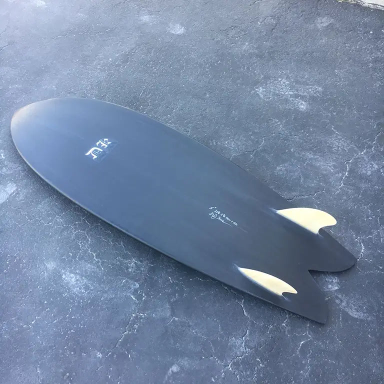 Keel Fish Black Surfboard