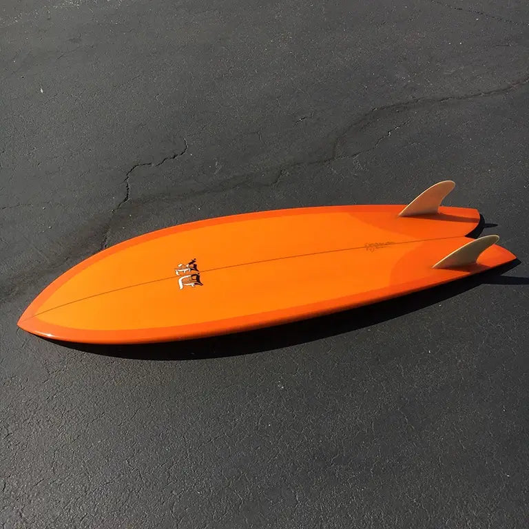 Keel Fish Surfboard Orange