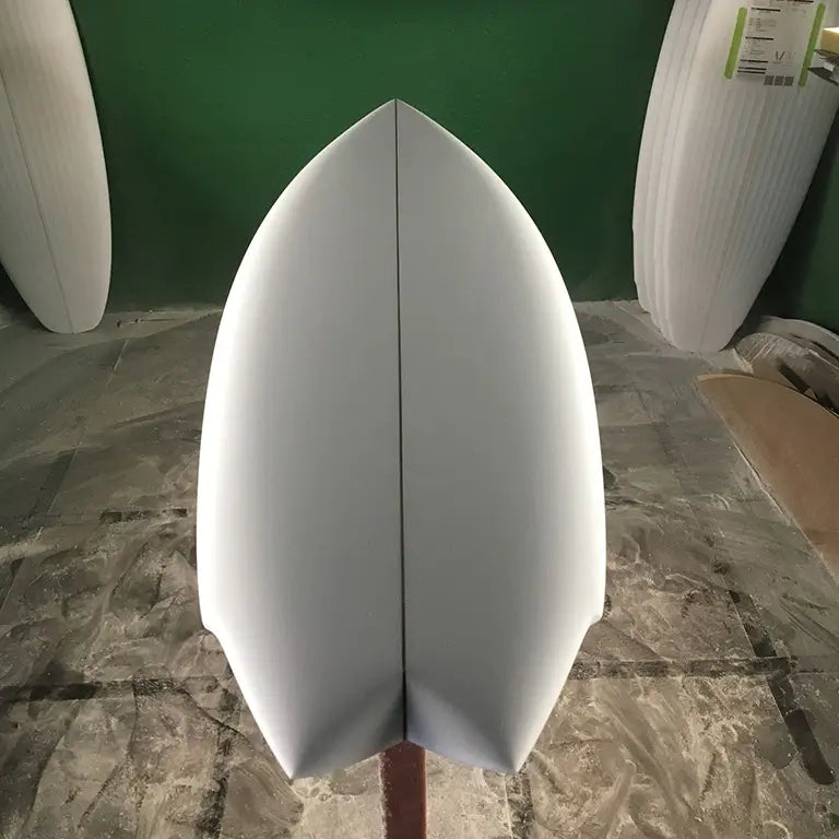 Revenant Twin Fin Surfboard WIP Shop Shaping