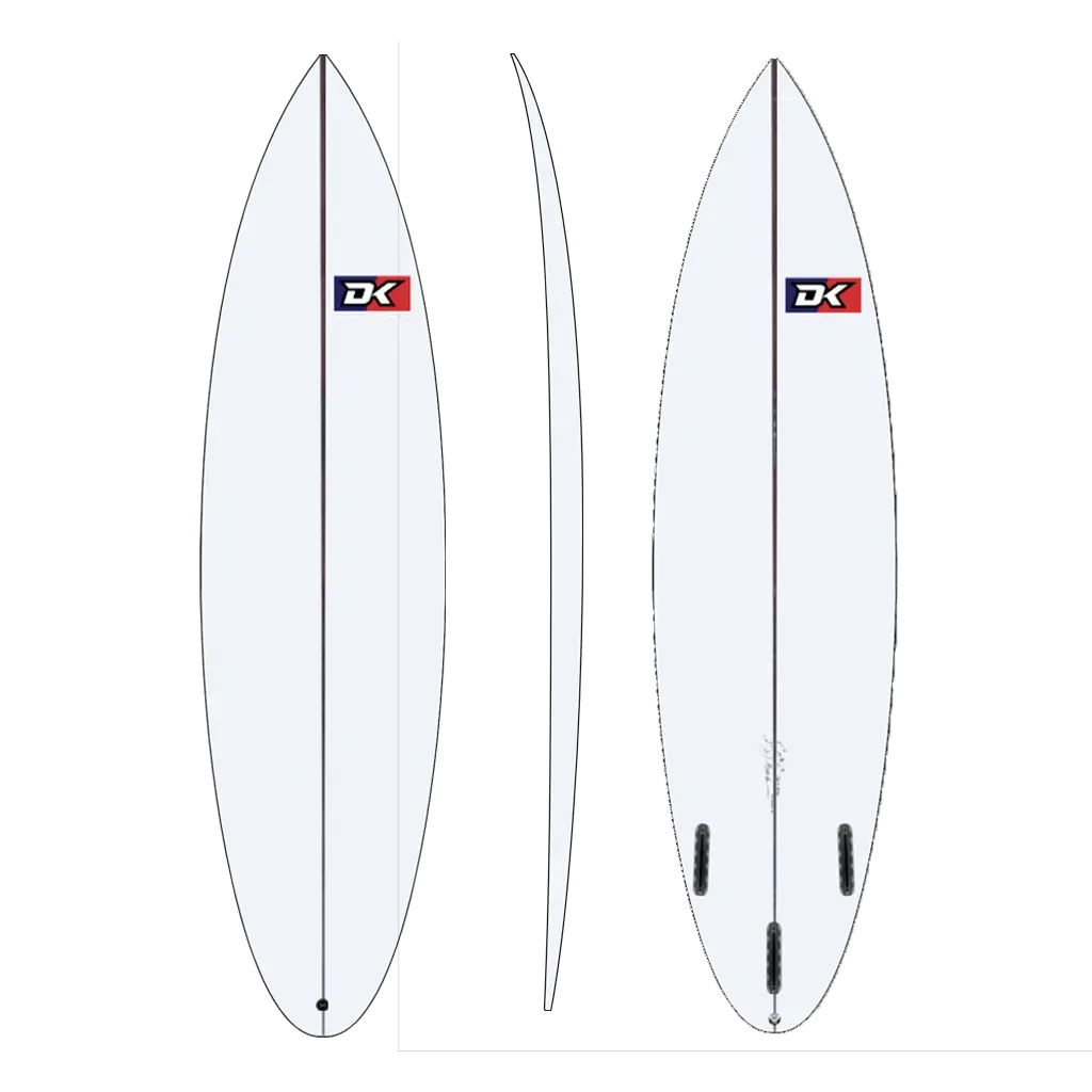 Step-Up Surfboard Front Back Side