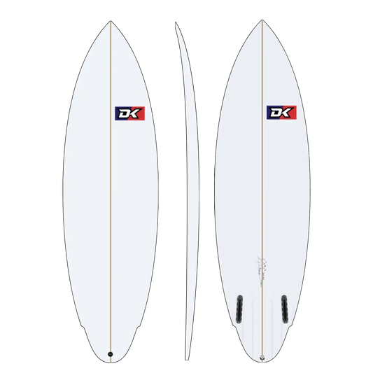 Twin Cousin Surfboard Front Back Side