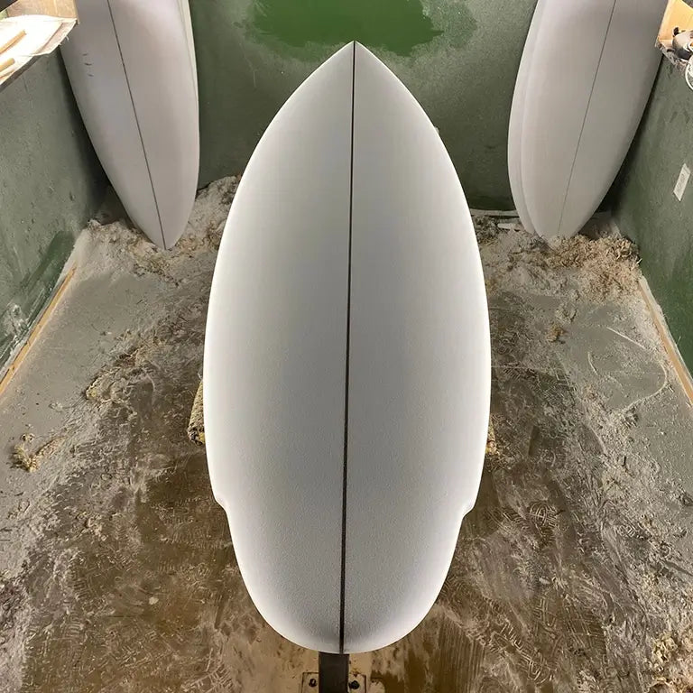 Twin Cousin Surfboard WIP Shop Shaping 3